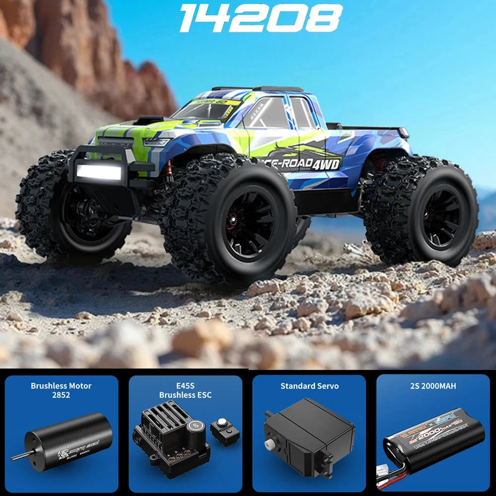 Jyscend Hyper Go MJX 1 14 Scale RC Car Brushless 41 To 53 KMH 4WD Off Road Hobby Toy