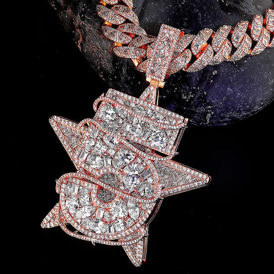 Lyee Cyee Hip Hop Star Number Five Pendant Jewelry