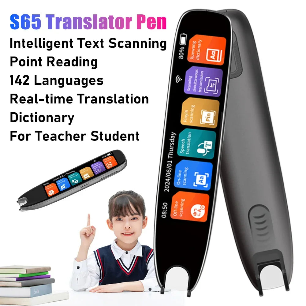 Alloet S65 142 Languages Translator Smart Voice Pen