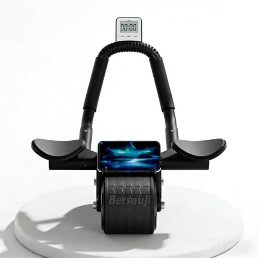 Automatic Rebound Abdominal Wheel With Knee Mat And Support