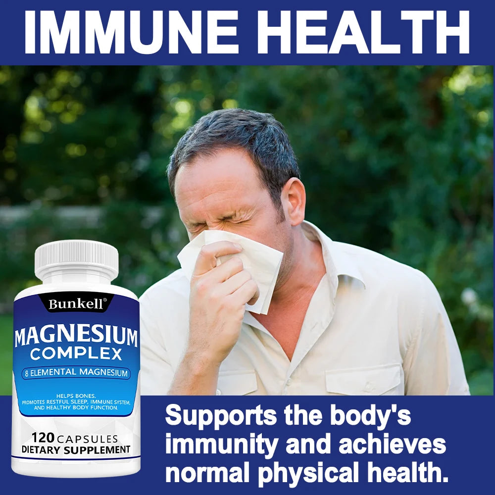 Taoters Magnesium Complex Glycinate Malate Supports Muscle Bone Sleep Anxiety