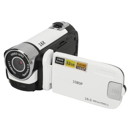1080P Video Camcorder With 16MP Sensor And 16x Zoom