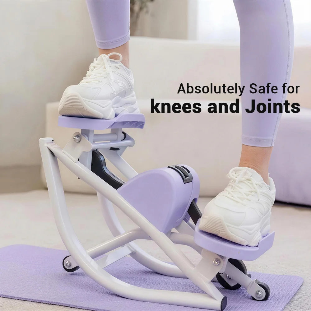 Umay Mini Stepper With Resistance Bands For Home Fitness