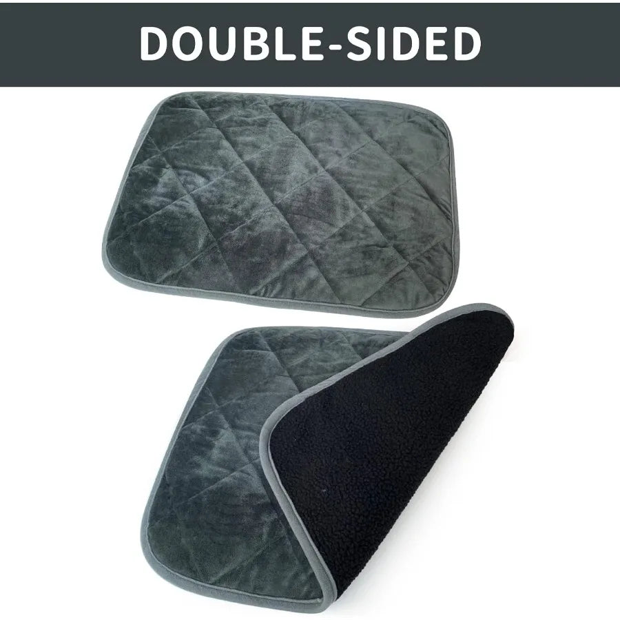Self Warming Cat Bed Indoor Outdoor Use Ultra Soft Mat With Washable Thermal Pad For Cats And Kittens
