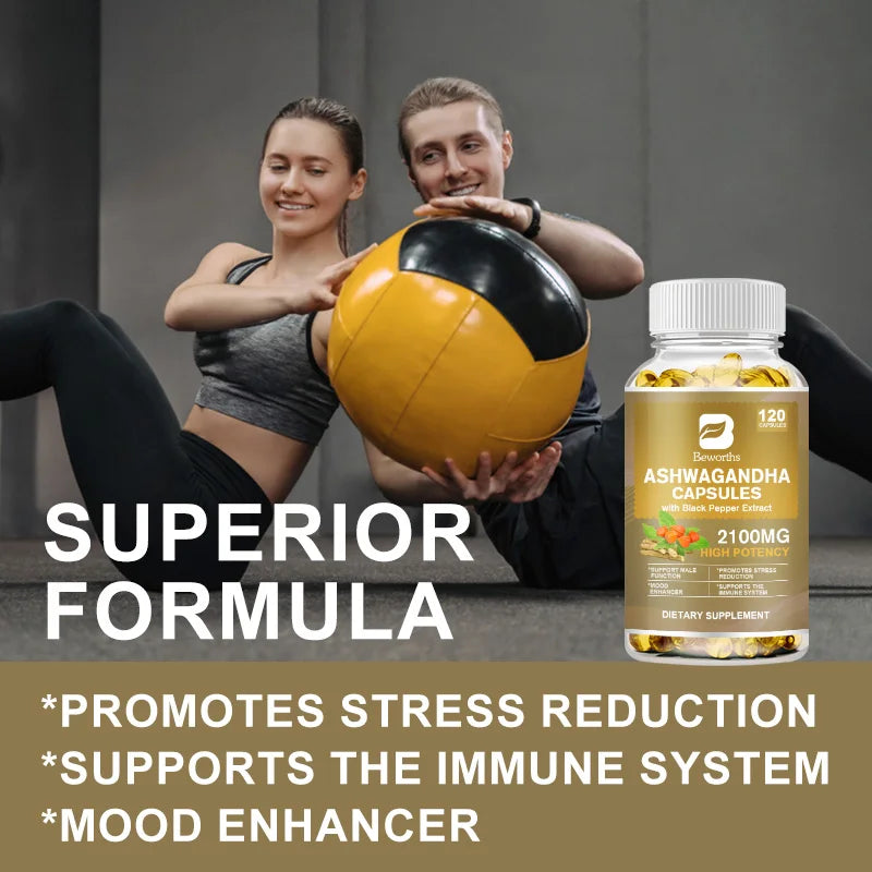 Beworths Ashwagandha Root Extract Capsule For Sleep And Mood Support
