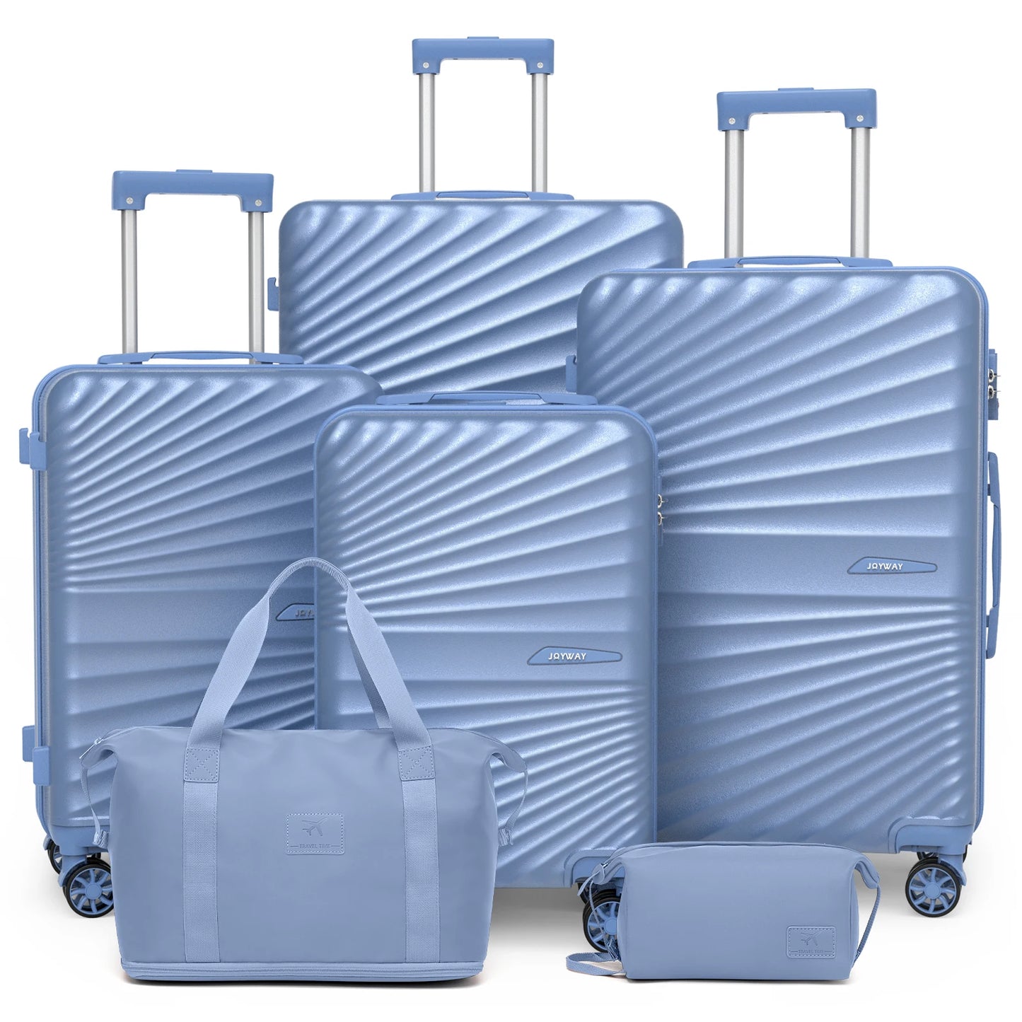 Joyway 6 Piece Travel Luggage Set with Expandable Spinner Wheels