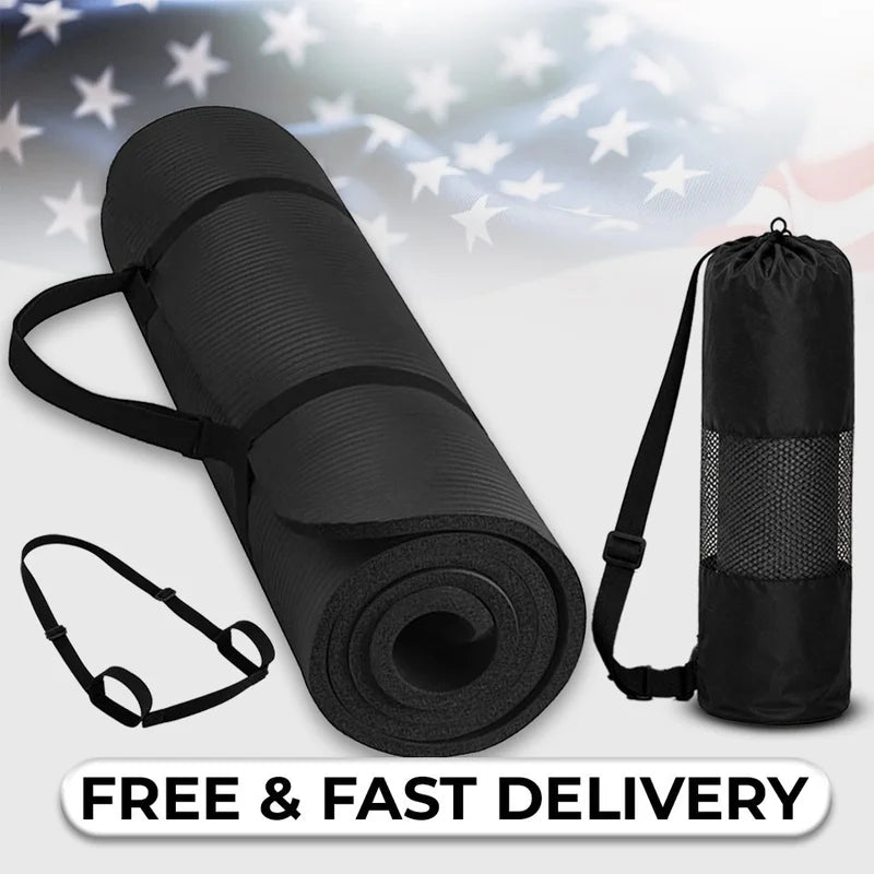 Extra Thick NBR Foam Yoga Mat For Non Slip Workouts