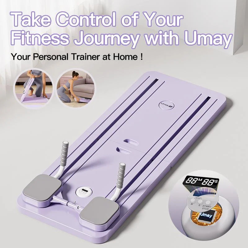 Umay Multifunctional Pilates Board With Timer Foldable Abdominal Trainer