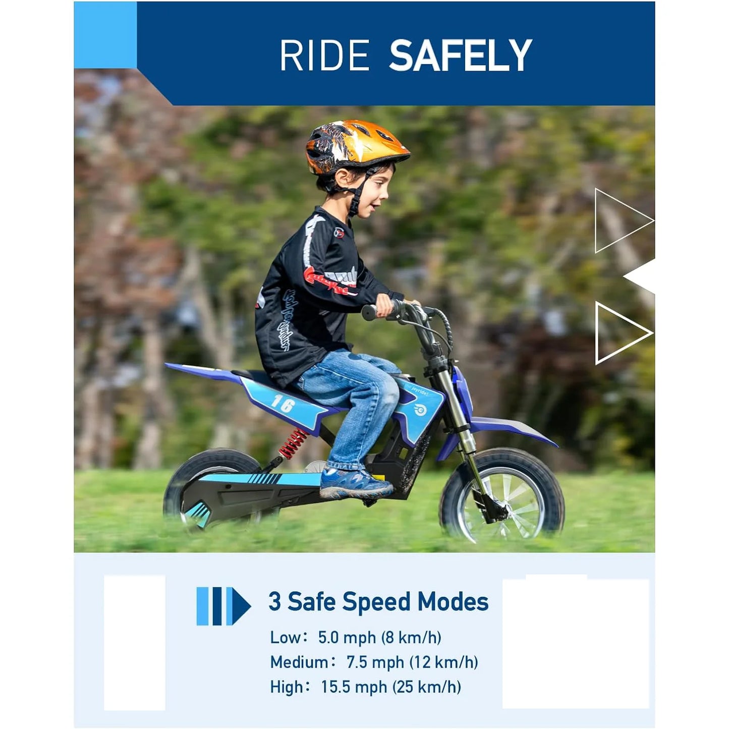 Hiboy Kids Electric Motorcycle With 36V Motor And Long Battery