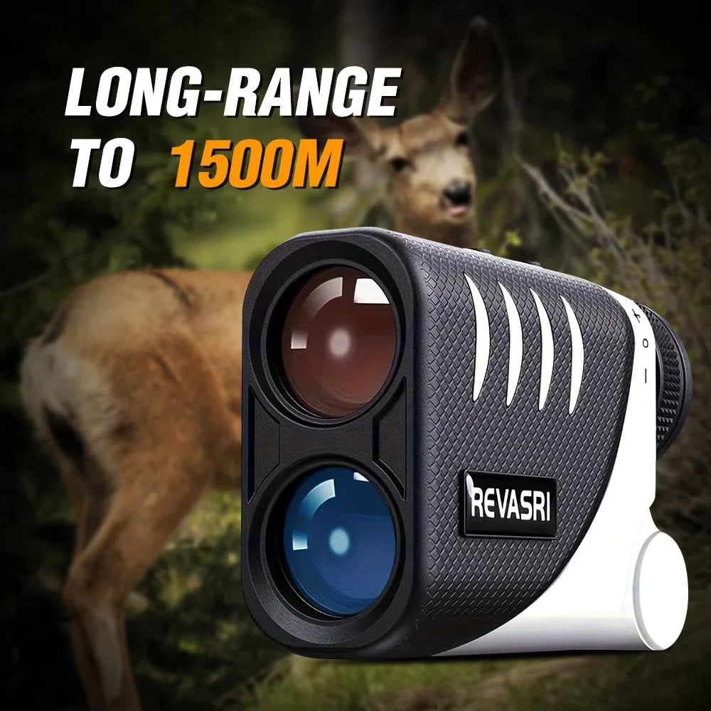 Revasri Slope Compensated Golf Laser Rangefinder For Outdoor Hunting