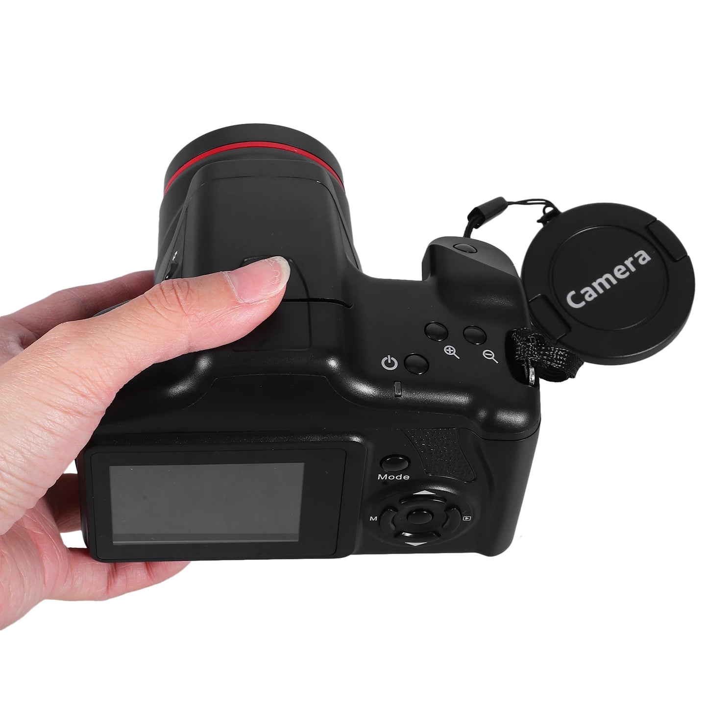 Mini 1080P Vlog Camera With 2.4 Inch LCD Screen 16X Digital Zoom 4.5-54mm Lens