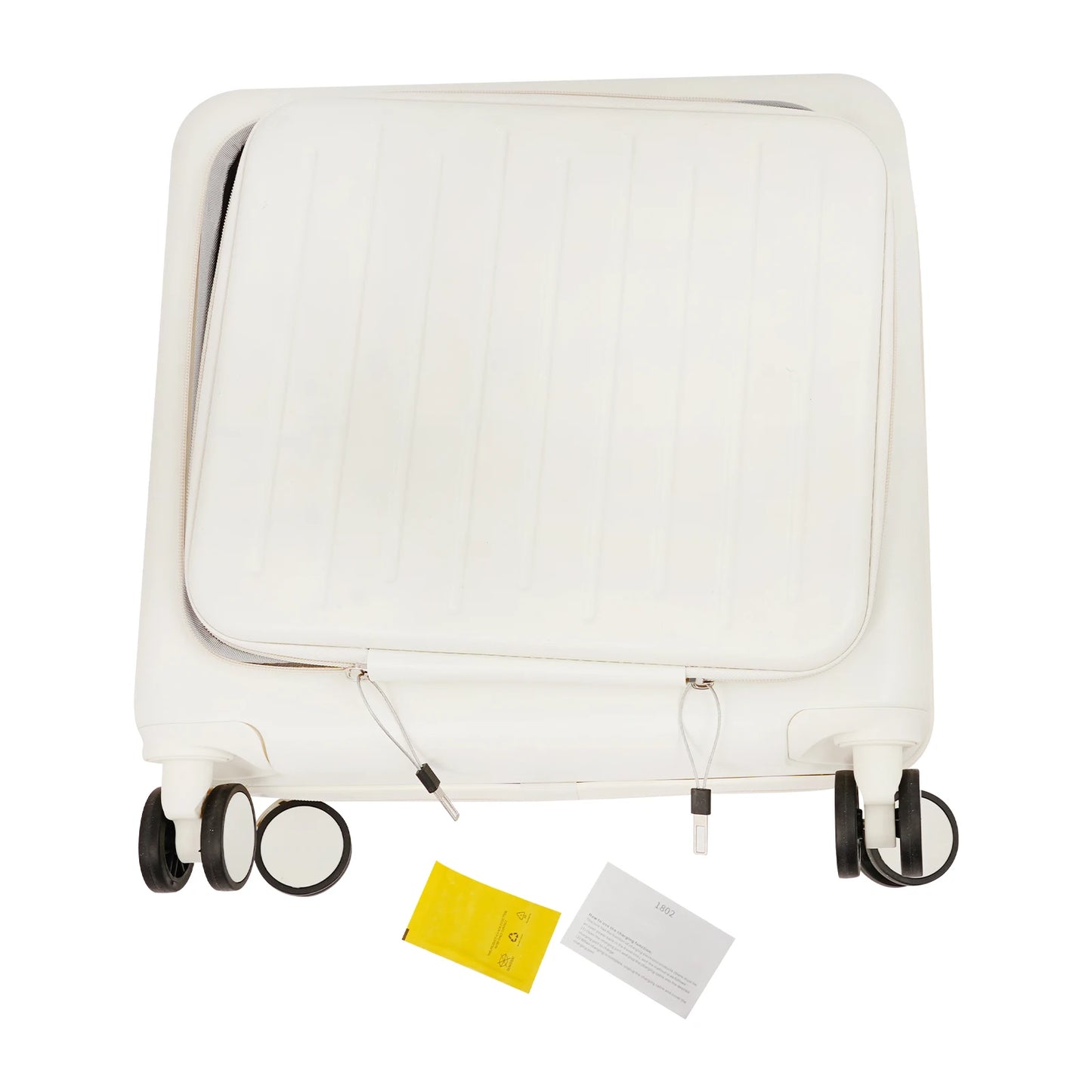 Lightweight ABS Carry On Luggage With Front Compartment TSA Lock