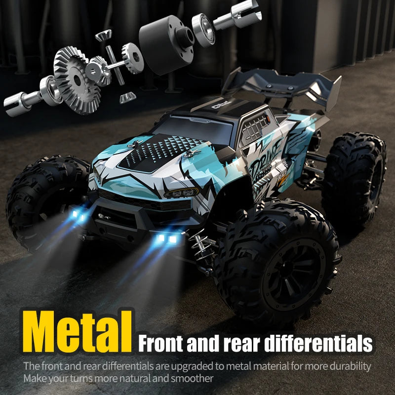 WLtoys 16101 Pro 116 Scale High Speed 4WD RC Car With LED Light
