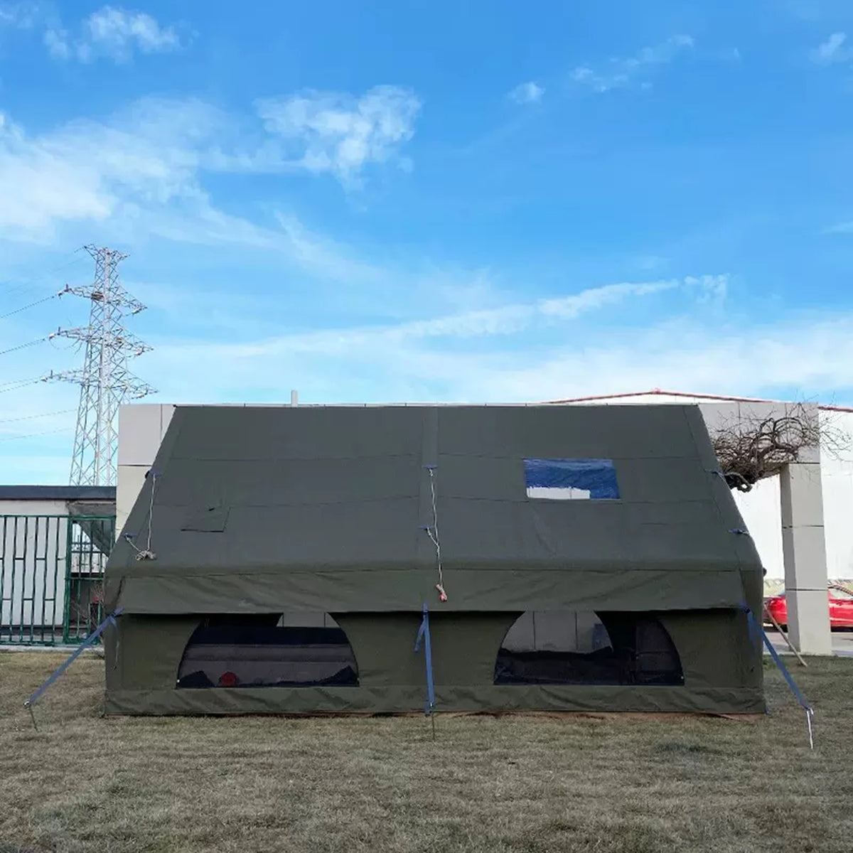 Pakicetus Inflatable Glamping Tent With Manual Pump And Weatherproof Design
