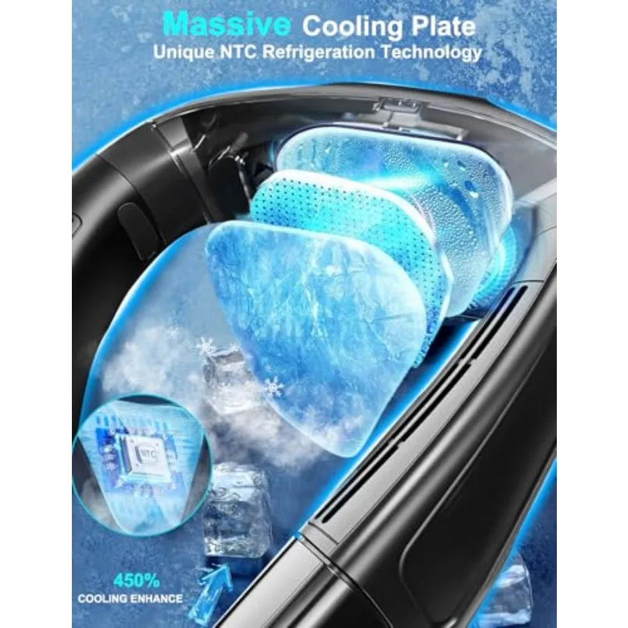 Neck Fan Air Conditioner Wearable Personal AC 360 Degree Airflow