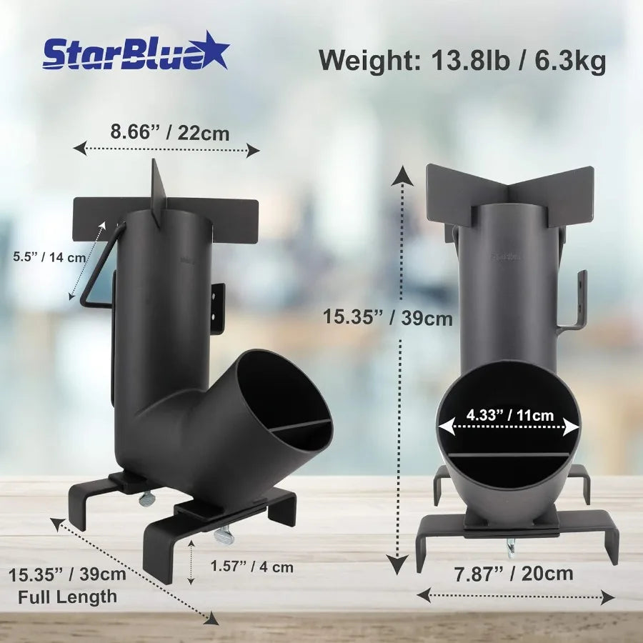 Camping Rocket Stove With Free Carrying Bag Portable Wood Burning Stove