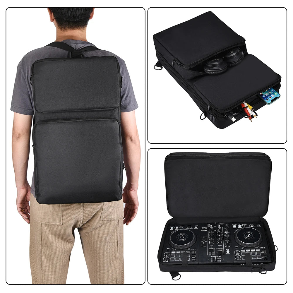 Shunmaii Portable DJ Controller Padded Storage Bag Dustproof Case