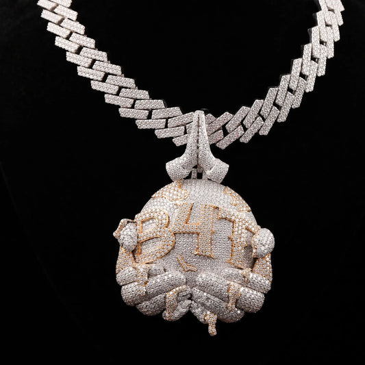 Lyee Cyee Earth Design Pendant Necklace With Zircon Charm