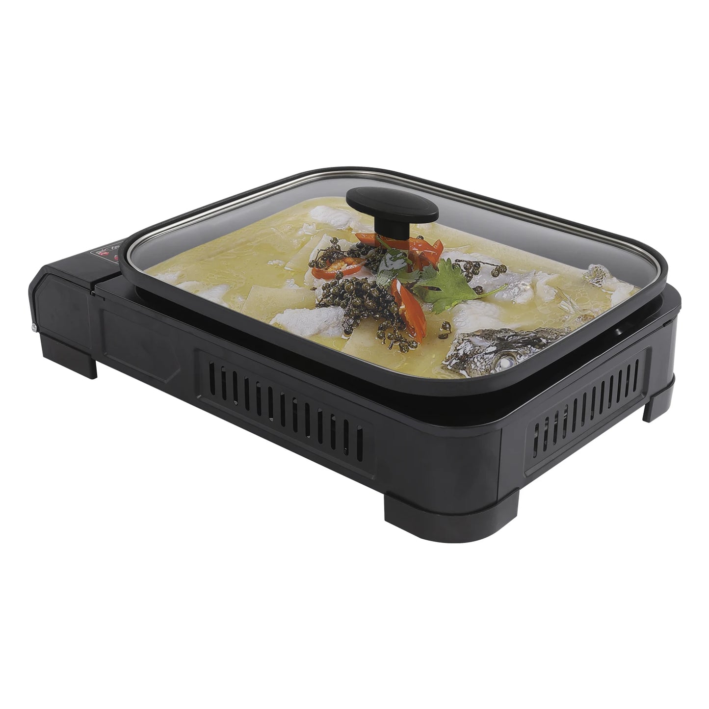 Portable Camping Grill Stove Butane Compatible Pan Lid Essential Gear