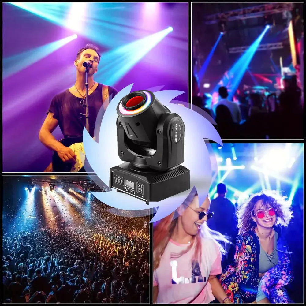 80W LED Moving Head Light DMX512 Gobo Beam Stage Light