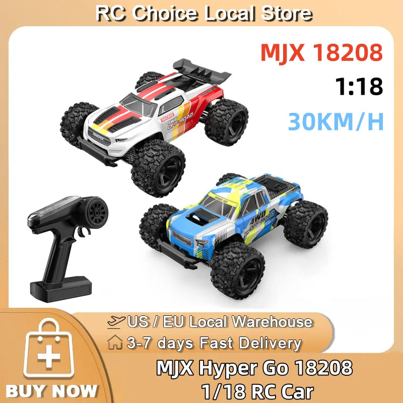 BEYONDSKY MJX 18208 1 18 Monster Truck 4WD Remote Control Car