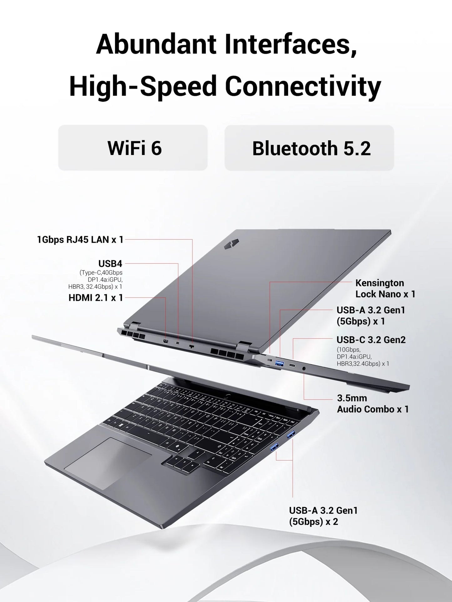 Firebat Wujie 15X Pro Gaming Laptop Ryzen 7 32GB 1TB