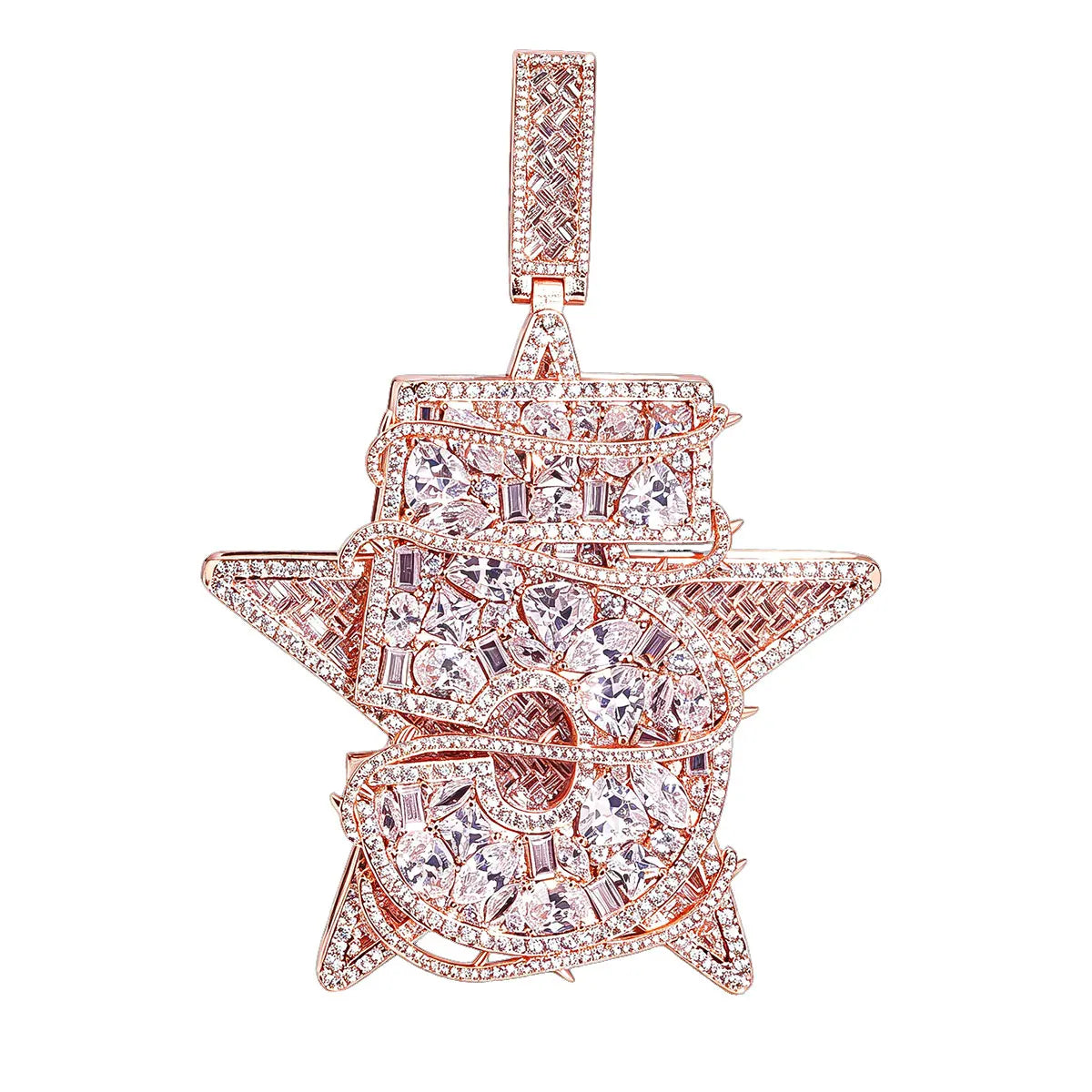 Lyee Cyee Hip Hop Star Number Five Pendant Jewelry