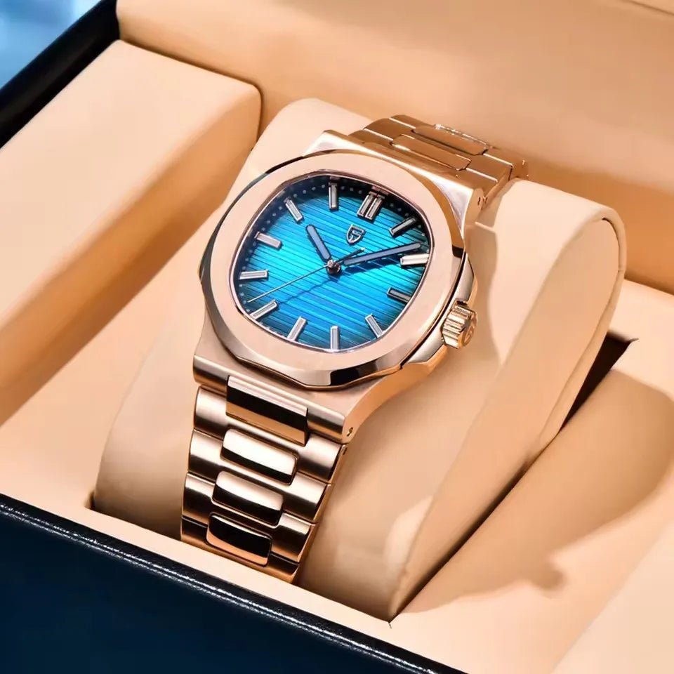 PAGANI DESIGN New Sporty Elegance Mechanical Watch Stainless Steel Luminous Man Watch Sapphire Seagull ST16 Movt Men's Watches
