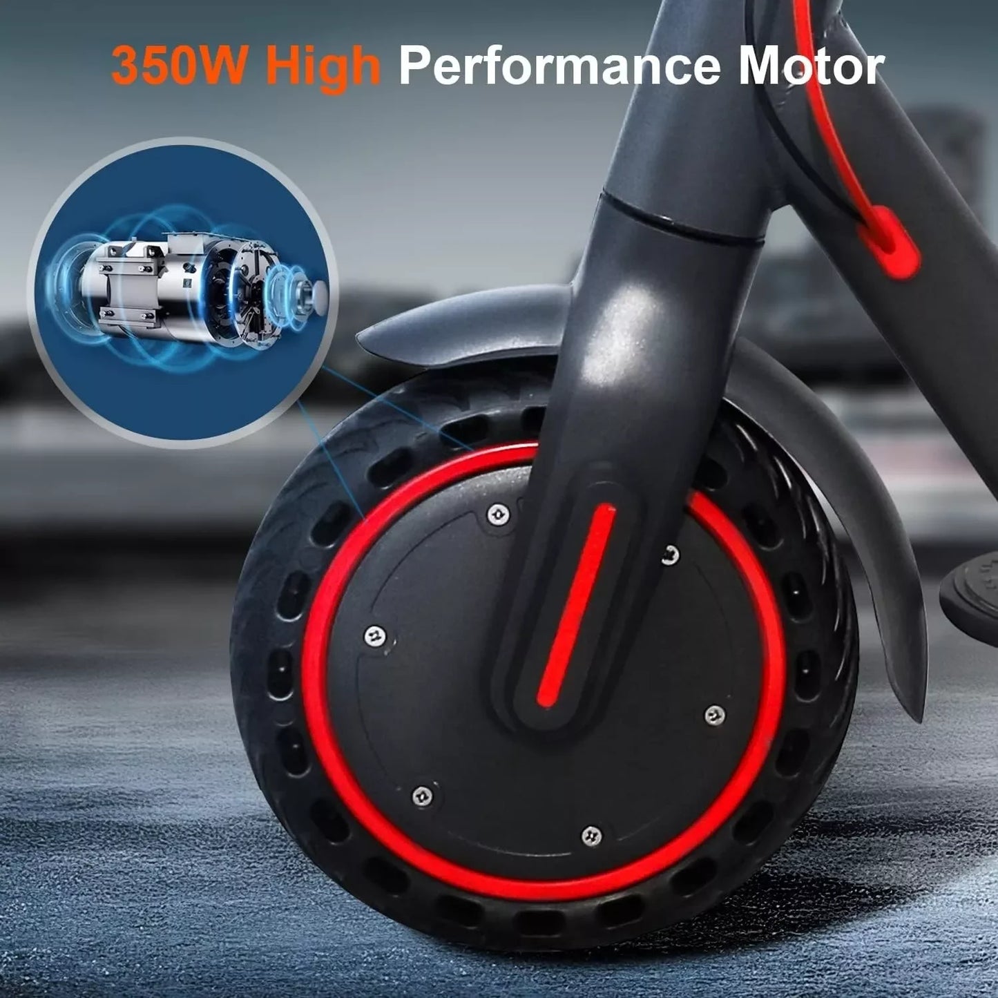 Ladped Electric Scooter LP60 350W Folding 19 MPH Max Speed 16 Miles Range For Adults
