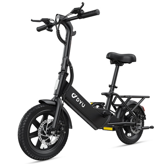DYU C3 Folding Electric Bicycle 500W Peak Motor 280Wh Battery