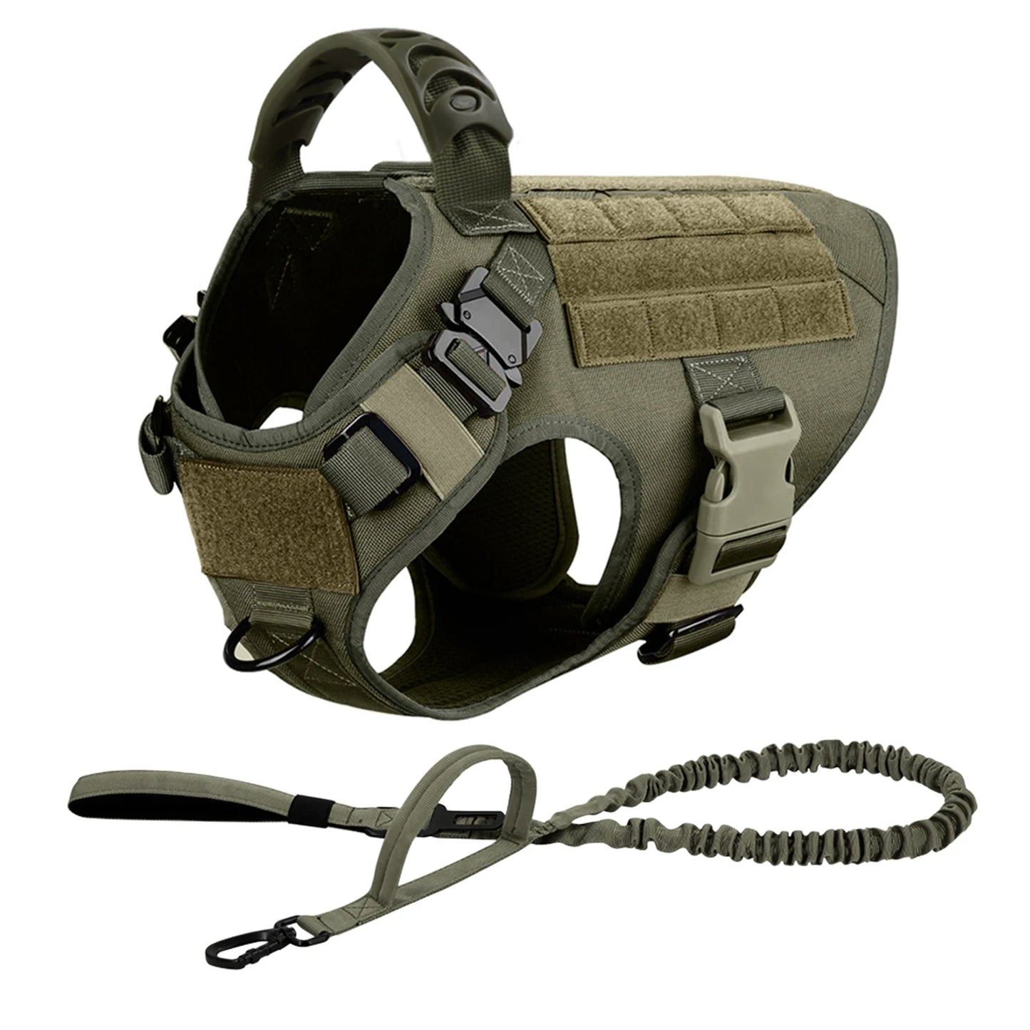 Nylon Dog Harness And Leash Set Padded Breakaway Quick Release