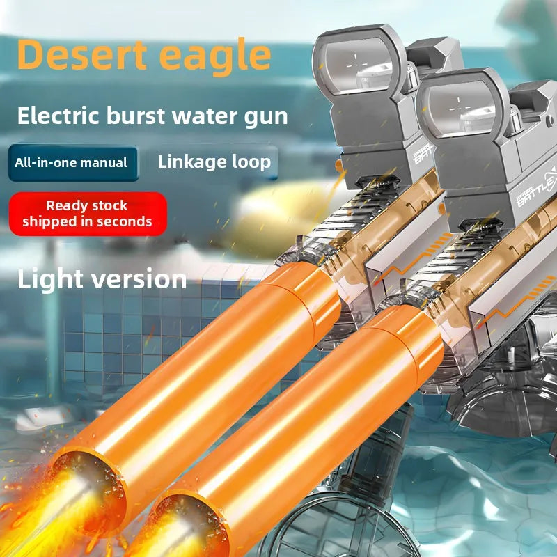 Electric Water Gun For Kids And Adults High Configuration Outdoor Battle Toy With Special Effects