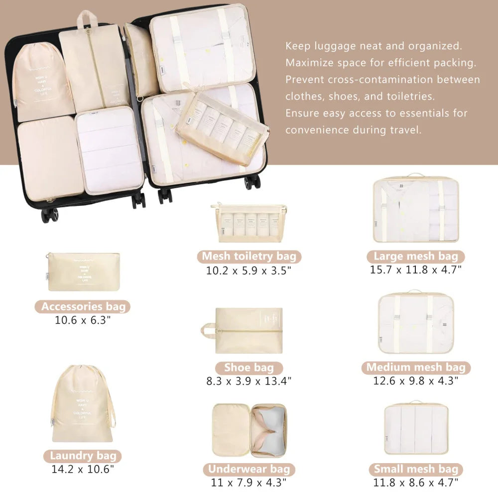 Hardshell ABS Luggage Set Lightweight Durable With Dual Spinner Wheels