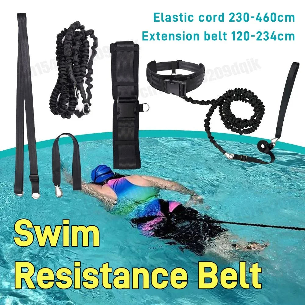 APWIKOGER Swimming Training Belt For Swimmers And Fitness Enthusiasts Ultimate Aquatic Resistance Pool Trainer