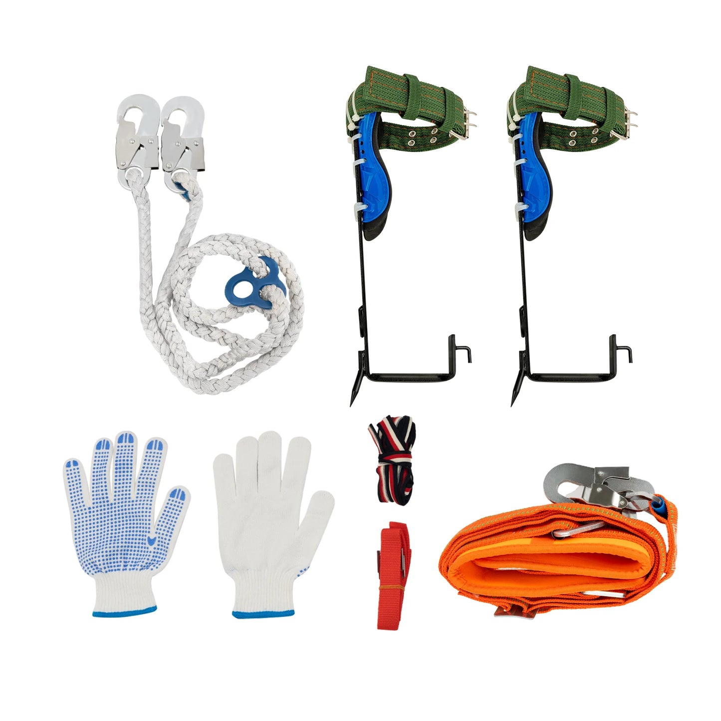 Professional Tree Climbing Spikes Kit with Safety Belt Harness