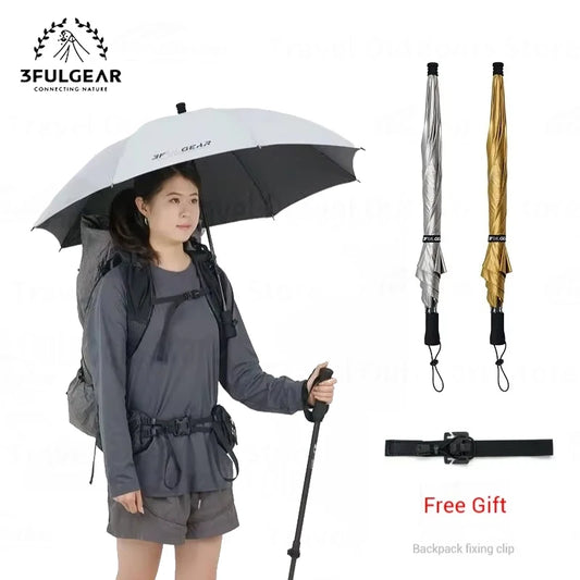 3 F UL GEAR Hiking Umbrella Carbon Fiber Ultralight Handsfree