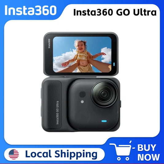 Insta360 GO Ultra 4K Action Camera Hands Free POV Pro
