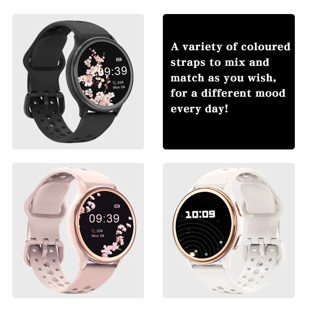 Anyloop Womens Smartwatch Fitness Tracker Compatible With IPhone Android