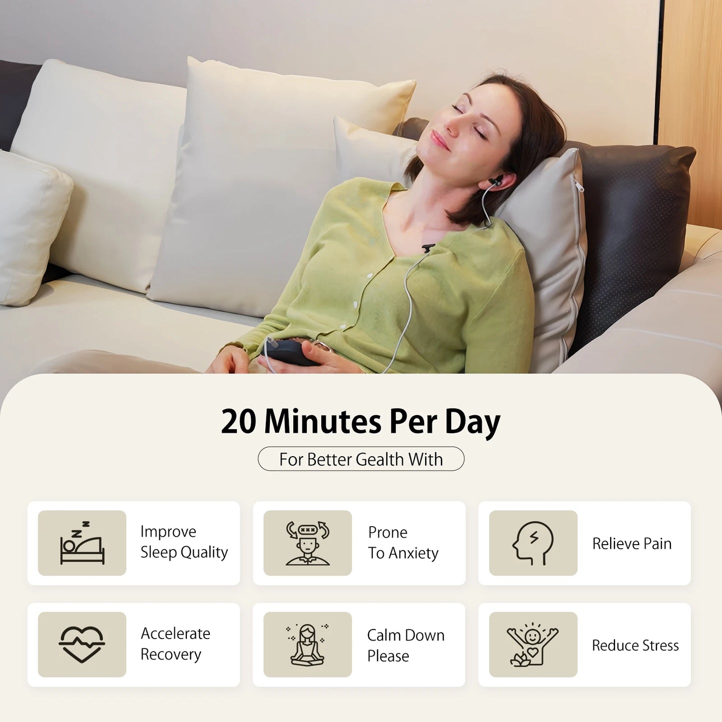 ZENOWELL Vita Vagus Nerve Stimulation For Deep Sleep And Anxiety