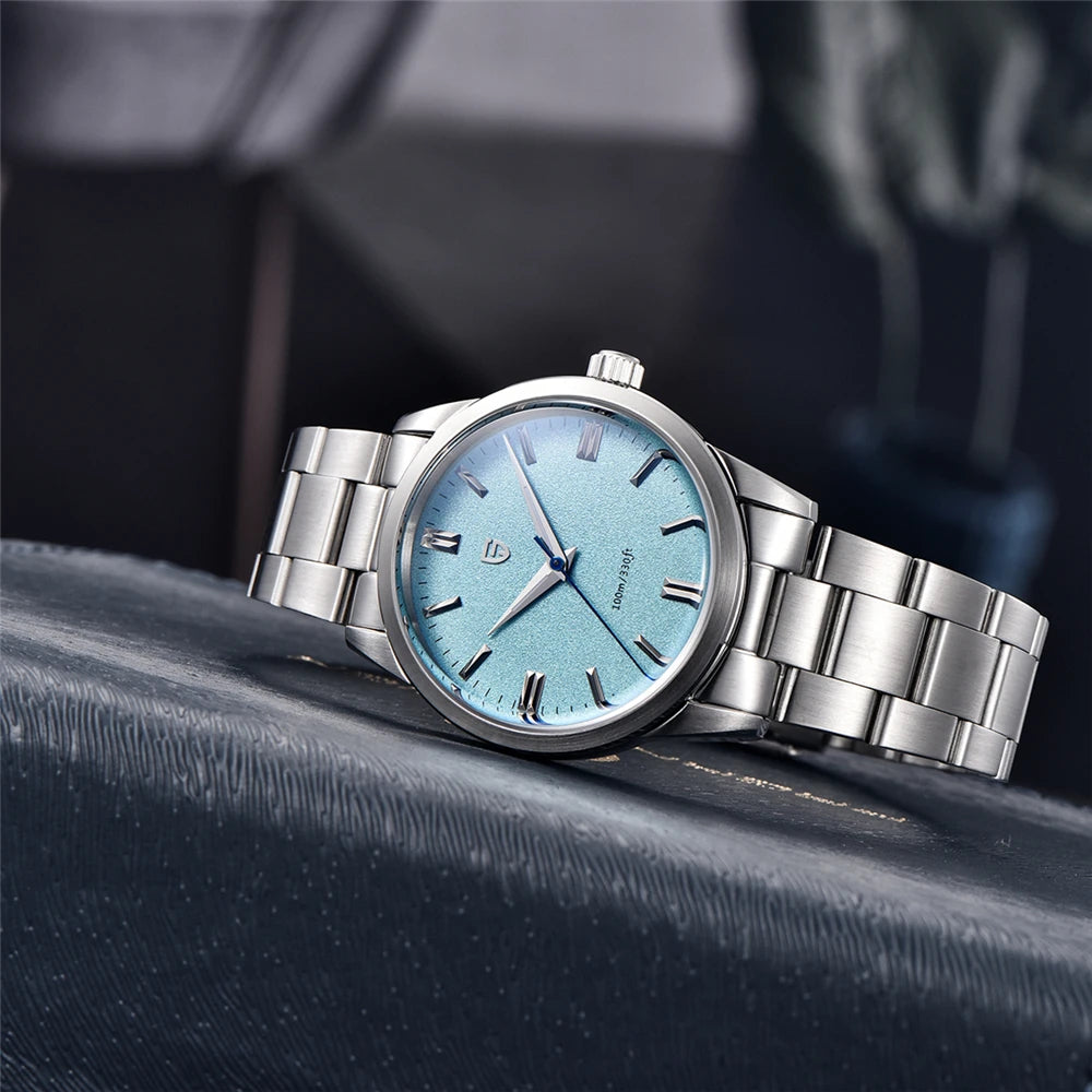 PAGANI DESIGN Men's Quartz Watch With Sapphire Crystal Stainless Steel