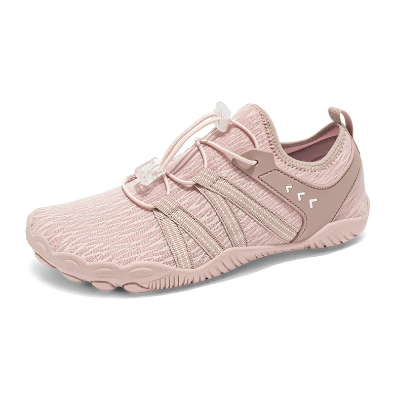 New Women Water Shoes Five Fingers Barefoot Summer Upstream Wading Aqua Shoes Quick Dry Swimming Sneakers Lightweight Walking