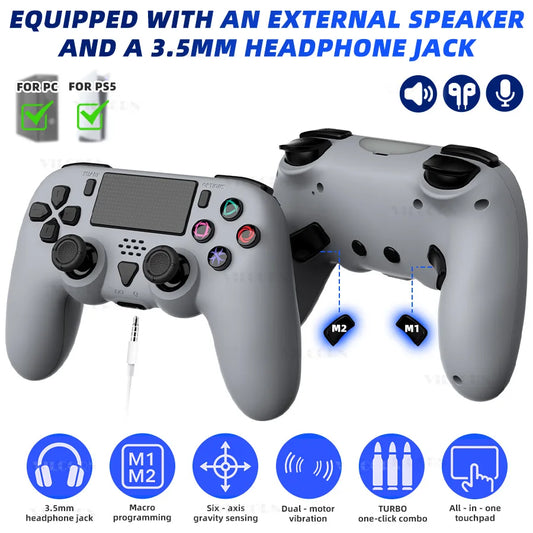 VILCORN Wireless Gamepad For PS5 DualSense Bluetooth Controller