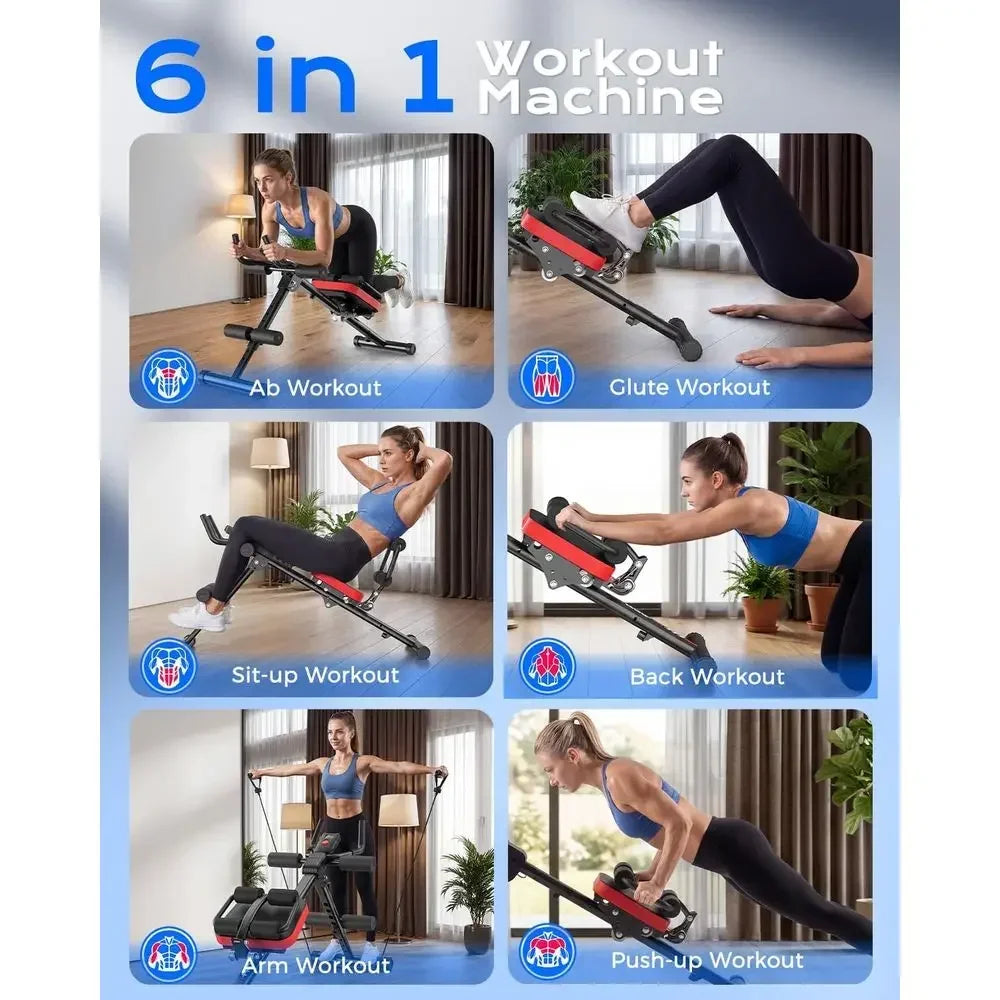 Adjustable Foldable Ab Bench For Core Strength Training