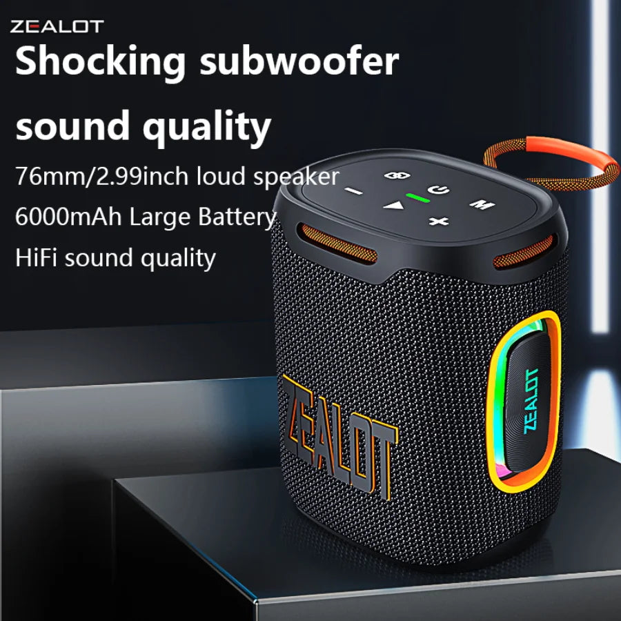 ZEALOT S122 25W Portable Wireless Speaker With Dual Pairing