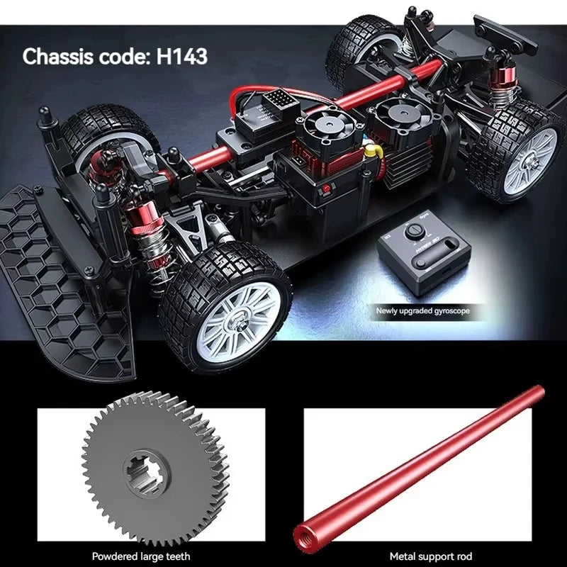 Jyscend Hyper Go RC Drift Car With Gyroscope High Speed Remote Control Toy For Kids Volkswagen Gift
