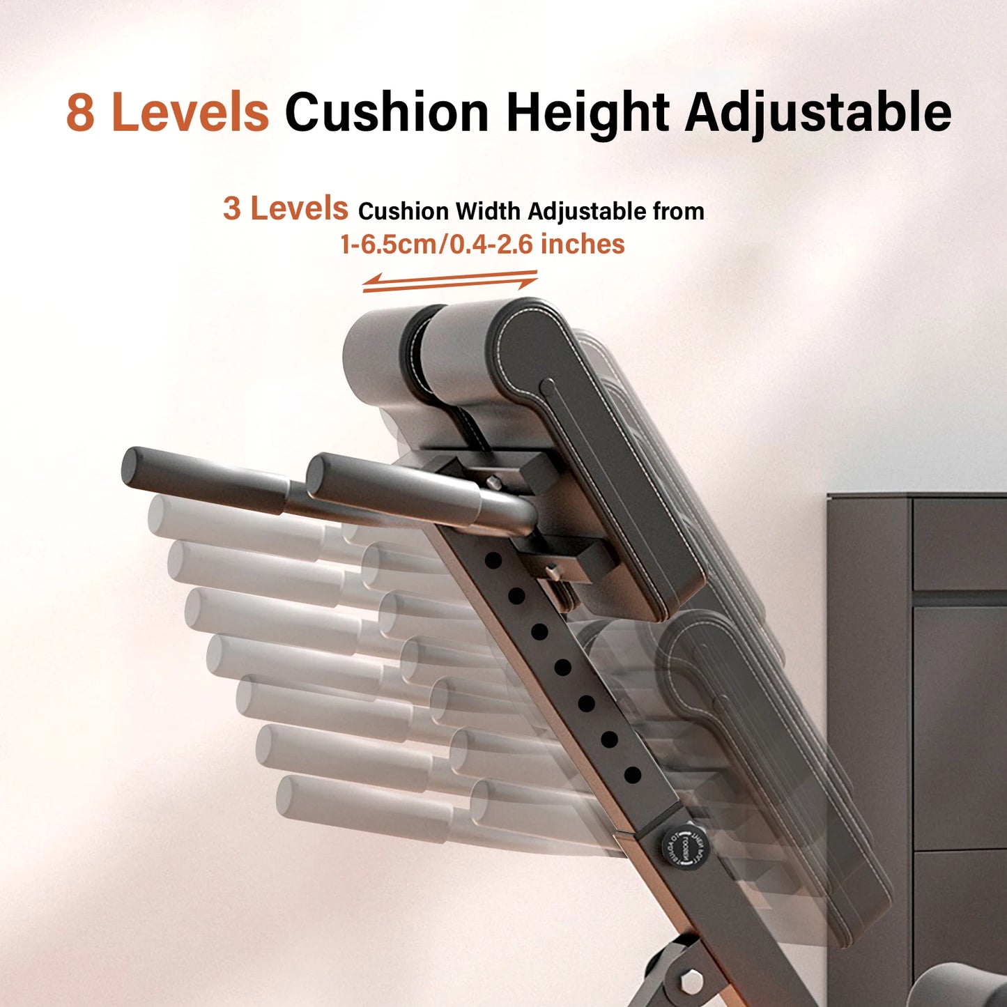 Adjustable Roman Chair Foldable Home Gym Hyperextension Bench