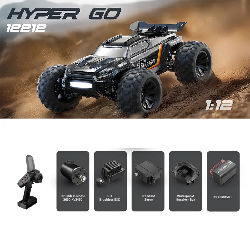 BEYONDSKY 4WD Brushless RC Car Monster Truck With High Speed 58kmh Off Road Fun For Kids