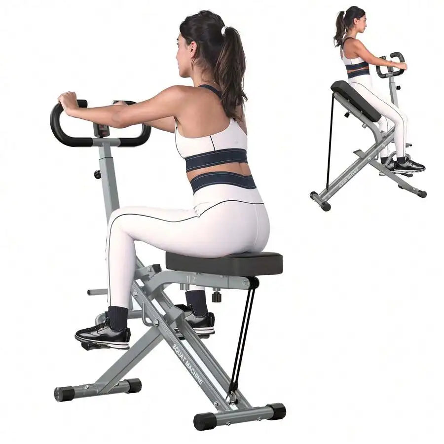 Five Position Adjustable Squat Trainer For Hip Leg Home Exercise