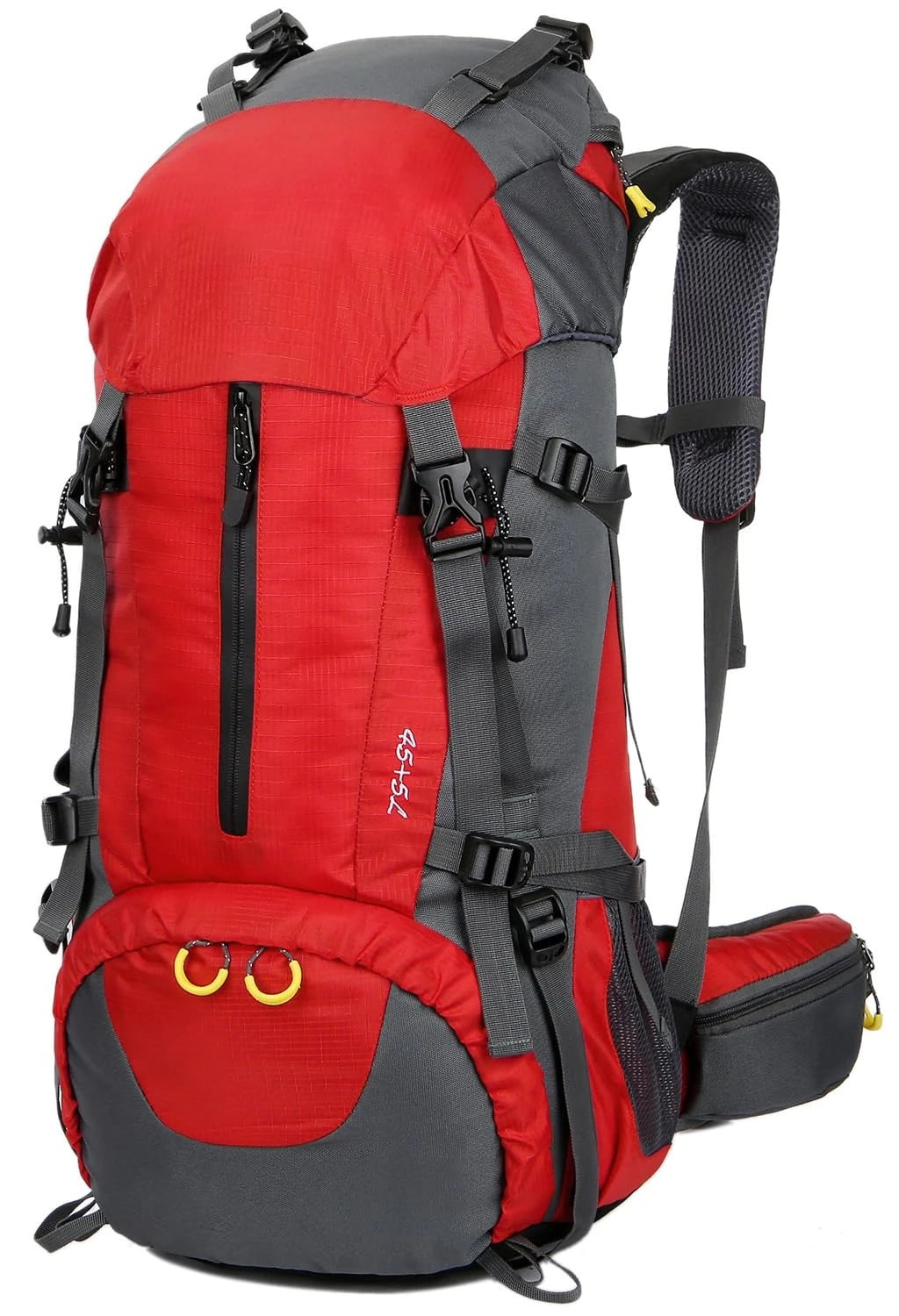 Lightweight Expandable Hiking Backpack With Detachable Rain Cover