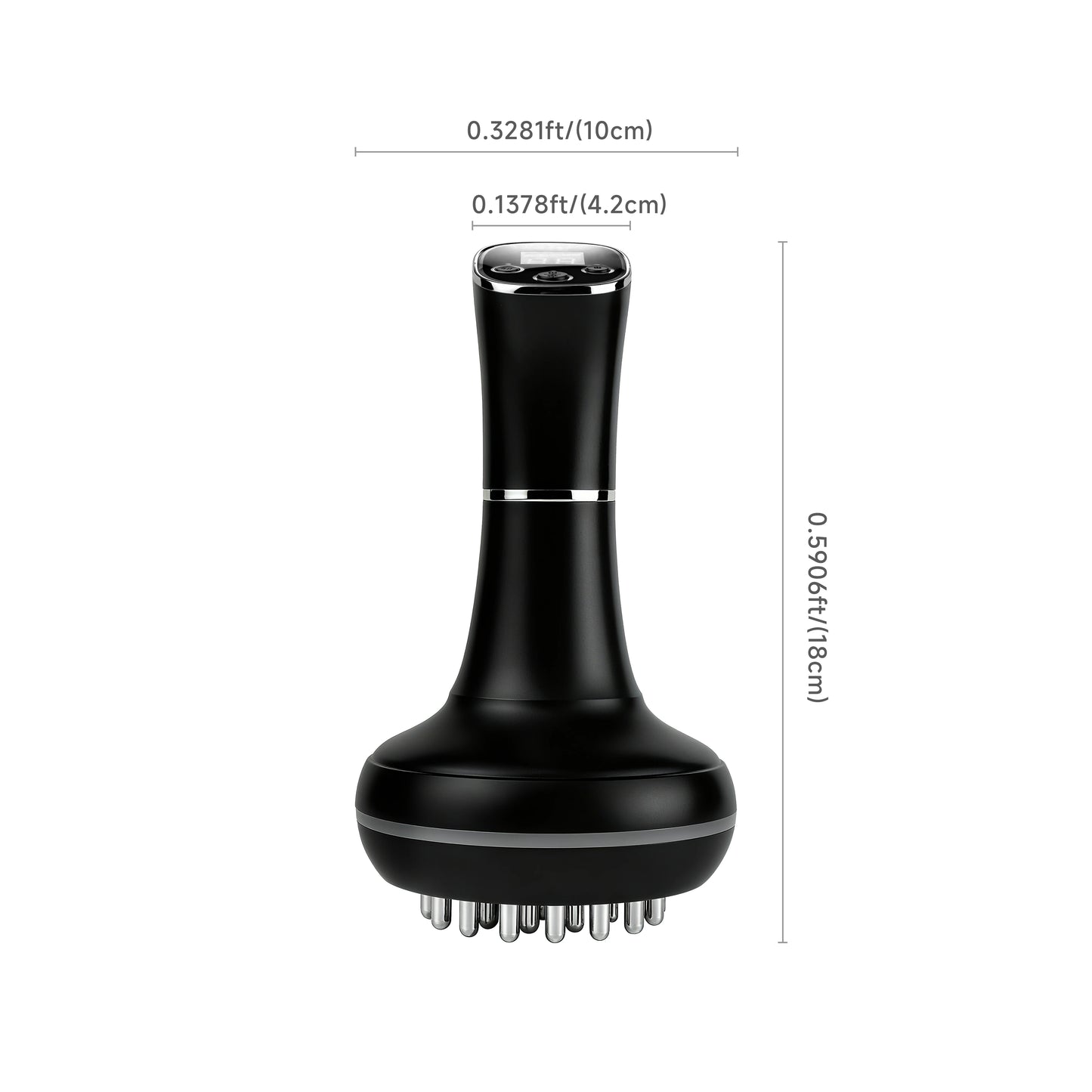 Aedwdpe Electric Heated Vibration Meridian Body Massage Brush